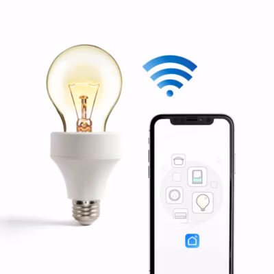 Douille pour ampoule E27 pour pilotage WiFi