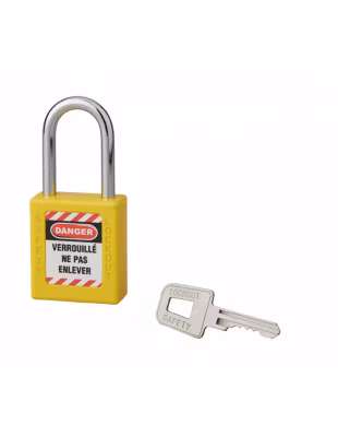 Cadenas de consignation 40mm, anse 38mm, Jaune, variure A1 – Thirard