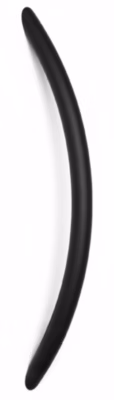 Poignée de tirage Diamètre 32 mm – Entraxe500 mm – INOX 304 Laqué RAL 9005 Noir Mat