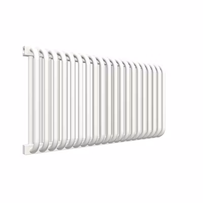 Sèche-serviette eau chaude blanc de 640mm de haut et 820mm de large – 986 Watt – DEL640/820YPB