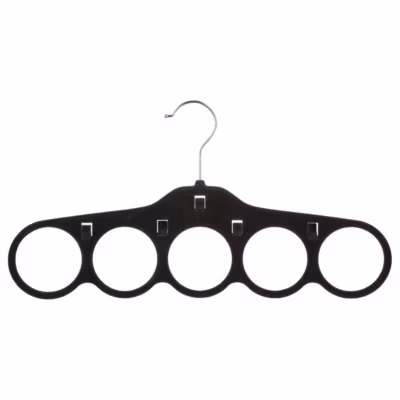 Cintre à foulard en feutrine – Noir- 5five