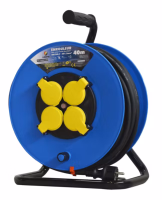 Enrouleur 4prises-h07rn-3g1.5mm²-40m – I-Watts Pro