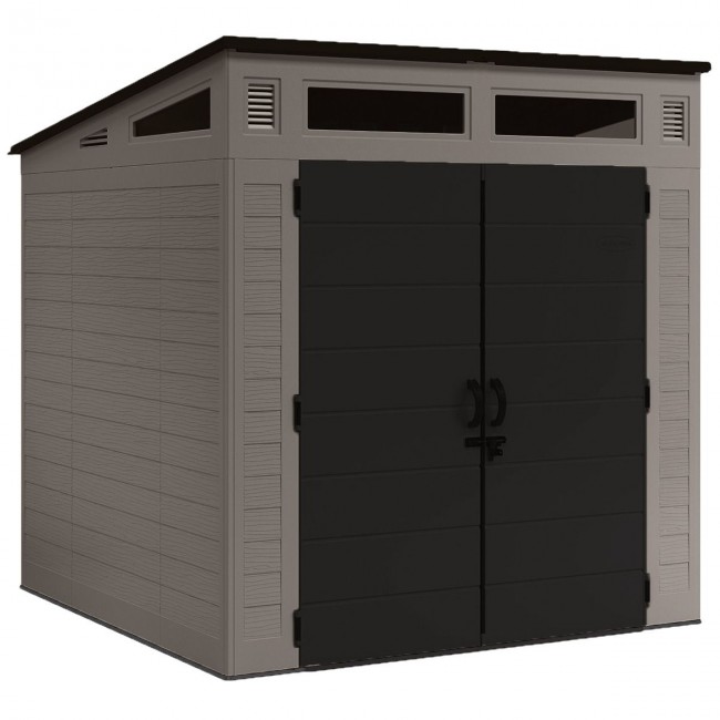 Abri de jardin polyéthylène Modern – 4,88m² – plancher inclus SUNCAST