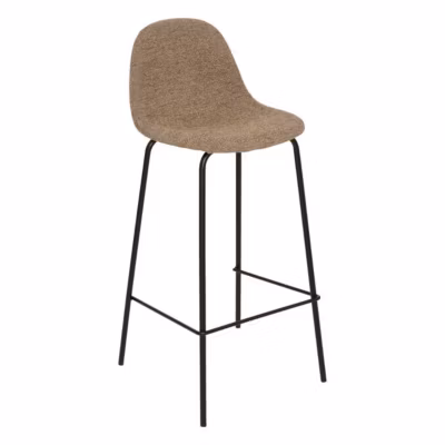 Lot de 2 Tabouret de bar Vladi beige 43,5×41,5cm – Atmosphera