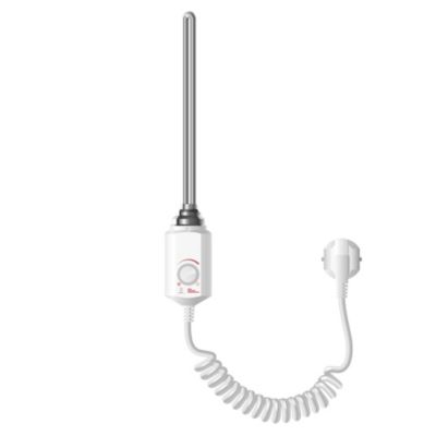 Element Chauffant Electrique 1200W – Blanc – 1/2&Prime; – avec Thermostat Régulateur de Température