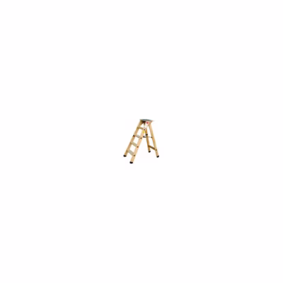 Escabeau bois professionnel 4 marches + tablette – Outifrance