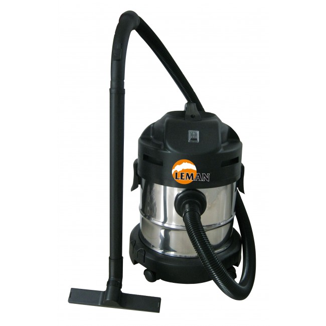 Aspirateur eau et poussière inox 20 L 1250W LOASP201 LEMAN
