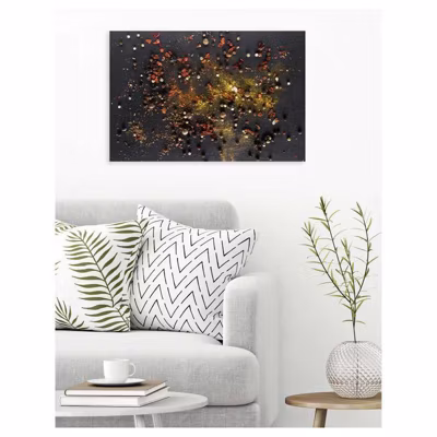 Poster intissé BAIES ROSE ET POIVRE 90 x 60 cm – Décoration intérieure HD