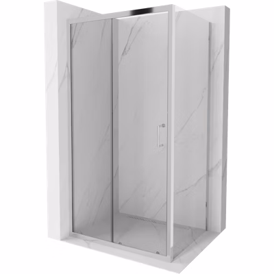 Mexen Apia cabine de douche coulissante 105 x 70 cm, transparent, chrome – 840-105-070-01-00