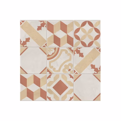 Carrelage sol / mur effet ciment vieilli 20×20 cm TERRA ART MIX T.C