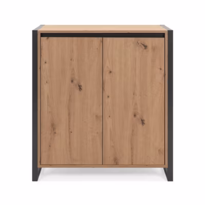 Petit Buffet de Rangement 2 Portes L80 cm – DENVER