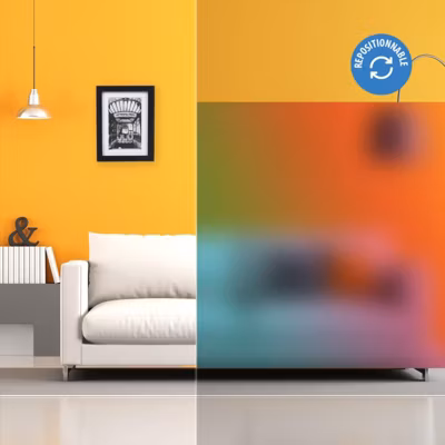 DIMEXACT – Film électrostatique dichroïque dépoli – 138 cm x 2 m – en Rouleau