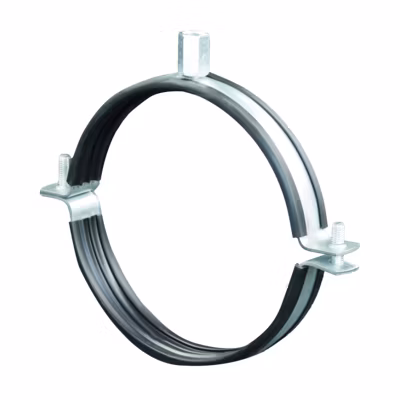 Collier VMC support de gaine de ventilation isolé anti vibratile écrou M8 M10 – Diamètre (mm) 200