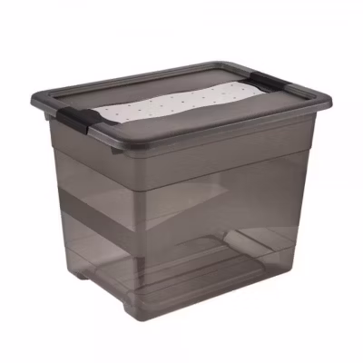 Boîte de rangement jouet avec couvercle 24 litres – Gris