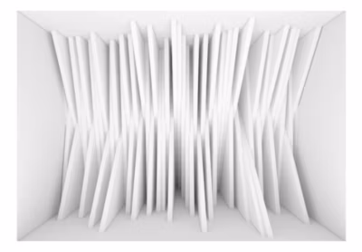 Papier peint intissé panoramique 3d et perspective white balance 100×70 cm