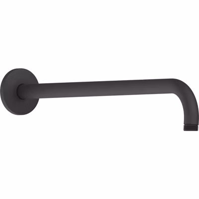 Bras de douche mural DURAVIT Universal 41 cm noir mat