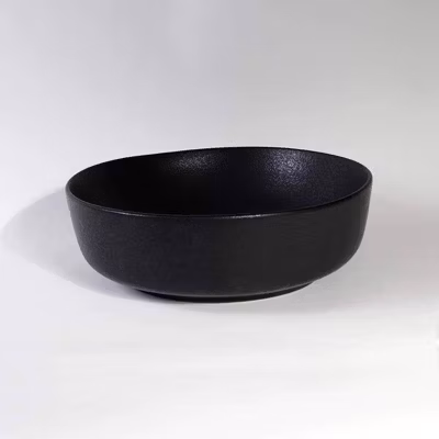 Vasque à Poser Bol – Céramique Noir Mat – 42 cm – Oslo