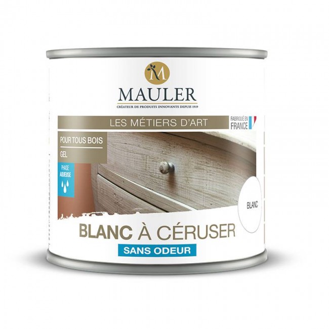 Blanc à céruser sans odeur pour relooker meuble bois et plancher – 1L Mauler