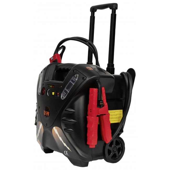 Booster de démarrage professionnel avec roues 12-24 V 1900/5000A – 31307 KRAFTWERK