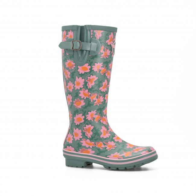Botte de pluie Daisies – vert ROUCHETTE