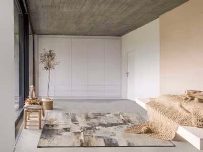 Tapis intérieur ATTICGO beige rectangulaire abstrait 120×170 cm AYDIN