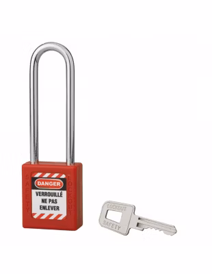 Cadenas de consignation 40mm, anse 76mm, Rouge, variure B6 – Thirard