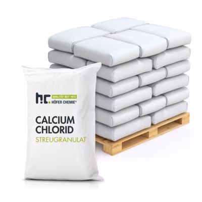 Höfer Chemie Chlorure De Calcium 40 x 25 Kg, Sel De Déneigement Et Déshumidificateur Polyvalent