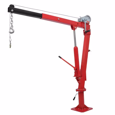 Grue de camion avec câble et treuil