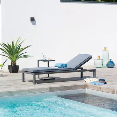 Lit piscine Évasion Anthracite & Graphite – Hespéride