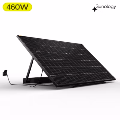 Sunology PLAY2, Panneau solaire complet 460W bifacial, Station solaire livrée assemblée, Installation sol ou mur