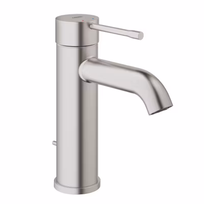 Grohe ESSENCE NEW – Mitigeur monocommande, 1/2&Prime; pour lavabo Taille S SuperSteel (23589DC1)