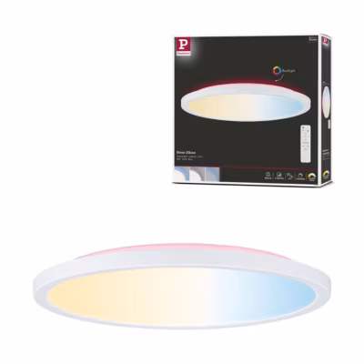 Panneau LED Atria Shine rond 290 mm 19W / 2W 1500lm / 0lm RGB+ Blanc gradable