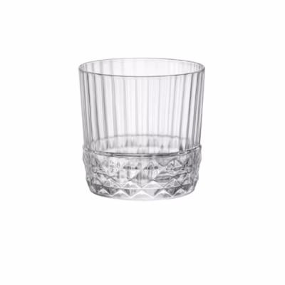 Boîte de 4 gobelets America forme basse 30 cl