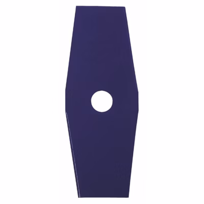 Lame droite pour débroussailleuse 2 dents L:250 ép.:3