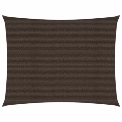Voile toile d&rsquo;ombrage parasol 160 gpar mètre carré marron Helloshop26