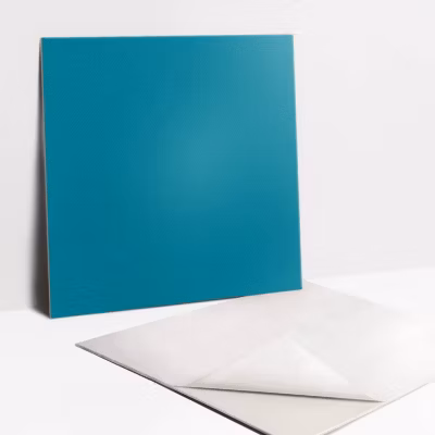 Carreaux vinyle Tulup 30×30 cm Couleur turquoise 9 pcs