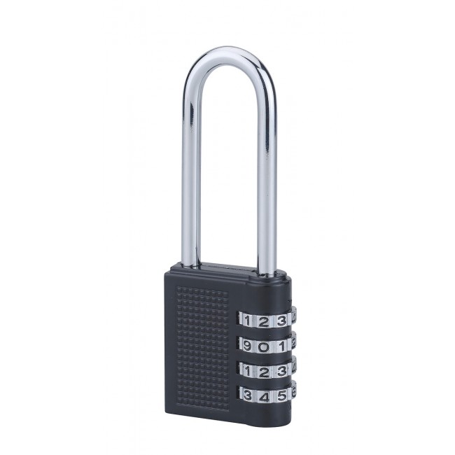 Cadenas à code compact 04 à anse haute en acier nickelé FTH THIRARD