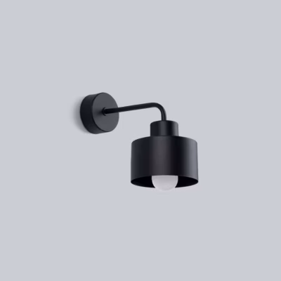 Applique en acier 1 ampoule 4000K – 22x20x20cm Sollux