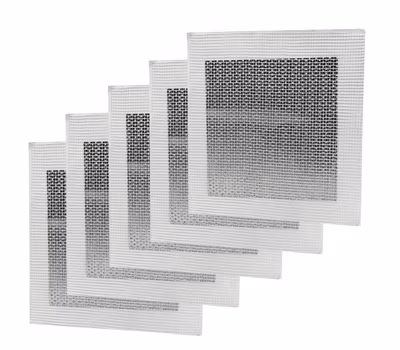 Patch mural de réparation de plaques de plâtre Semin – 15 x 15 cm (Lot de 5)