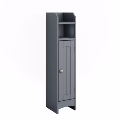 Vicco Meuble salle de bain Gris 18x81cm avec 5 compartiments