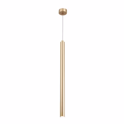 Suspension tube design doré G9 10W IP20