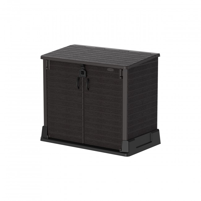 Coffre de rangement StoreAway Flat Lid – brun foncé – 850 L DURAMAX