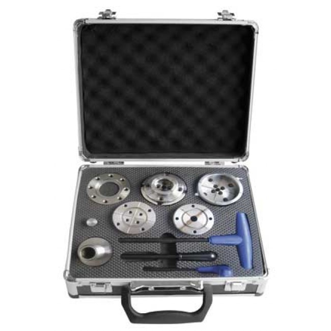 Coffret mandrin et accessoires pour tour à bois filetage 1''8 TPI LEMAN