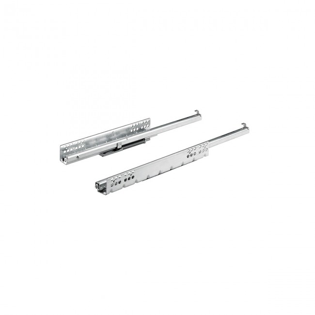 20 coulisses à billes Quadro 25 Silent System – tiroir bois 19 mm – montage par engagement – 25 kg HETTICH