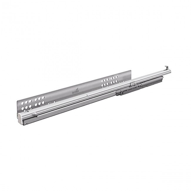 20 coulisses à billes Quadro V6 Push to Open – tiroir bois 16 mm – 30 kg HETTICH