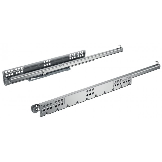 Coulisses à billes Quadro 25 YOU Push to Open – sortie partielle HETTICH