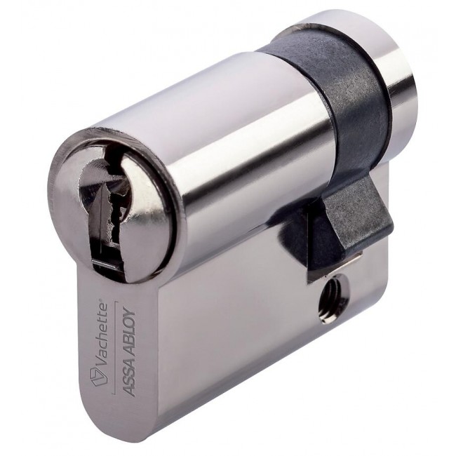 Demi-cylindre simple varié de sûreté en Laiton nickelé – série VIP+ VACHETTE