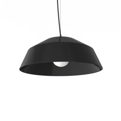 LUMICOM – TOKYO Suspension, 1xE27, max 42W, métal, noir brillant, D.35cm