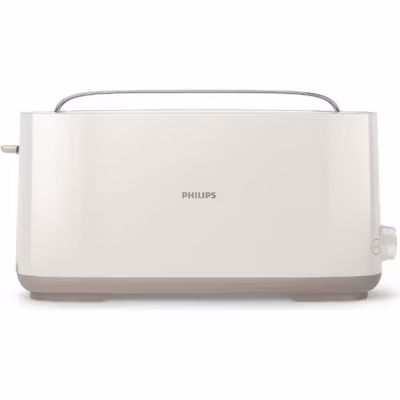 Grille-pain – PHILIPS – HD2590/00 – Collection Daily petit déjeuner – 1 fente longue – 830W – Blanc