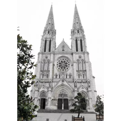Tableau sur toile église saint andré 45×65 cm Fabriqué en France